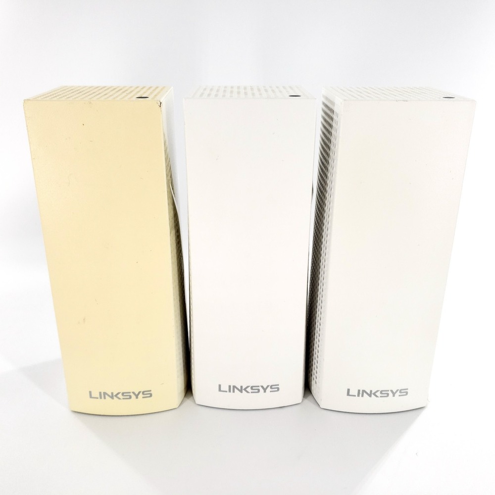 Linksys Velop WHW03 V2 Mesh WiFi Whole Home Dual-Band Router Lot Of 3 Tested - Picture 2 of 6